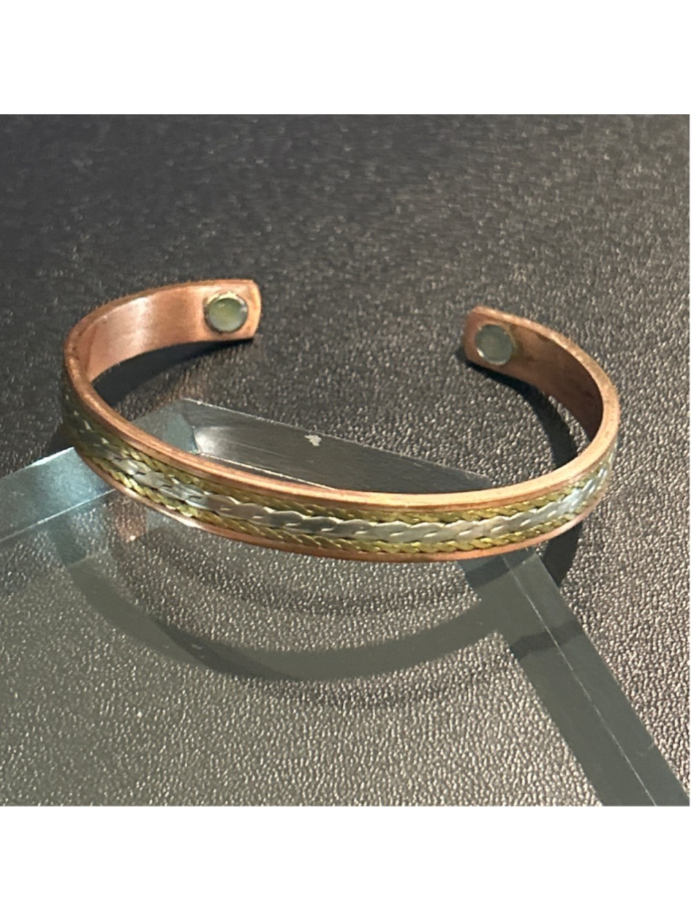 Women's Unbranded Copper Magnetic Cuff Bracelet One Size Copper Gold